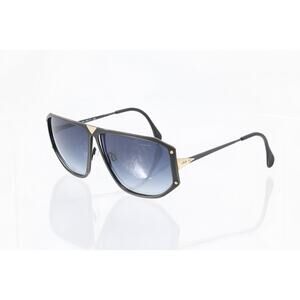 Silhouette Black Frame Sunglasses with Blue Gradient Lenses